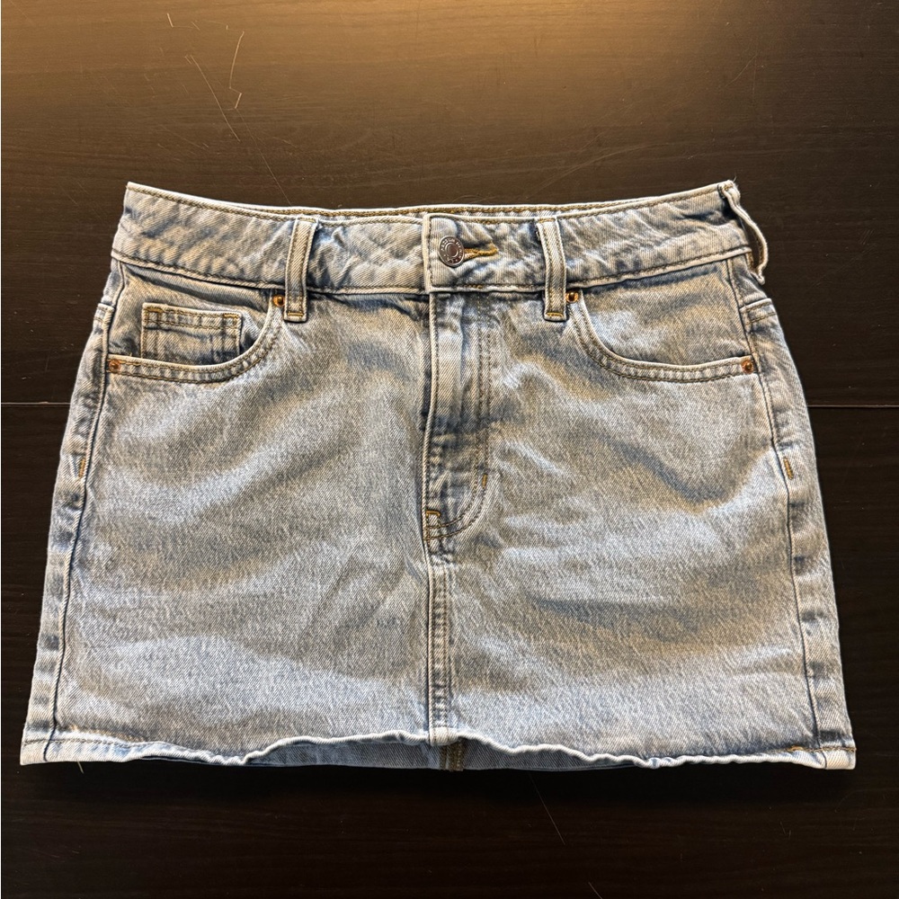 Pacsun Bella Light Indigo Denim Skirt- Pacsun